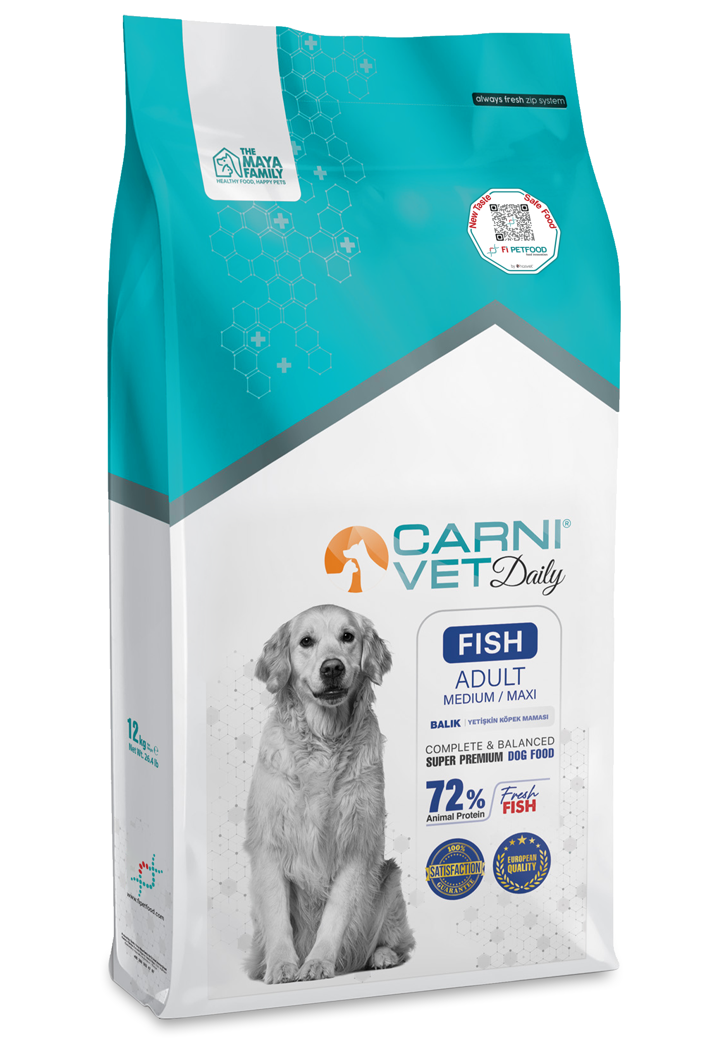 CARNI VET DAILY KÖPEK BALIK YETİŞKİN MEDIUM & MAXI 